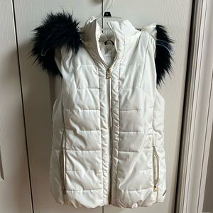 Calvin Klein size M white puffy vest